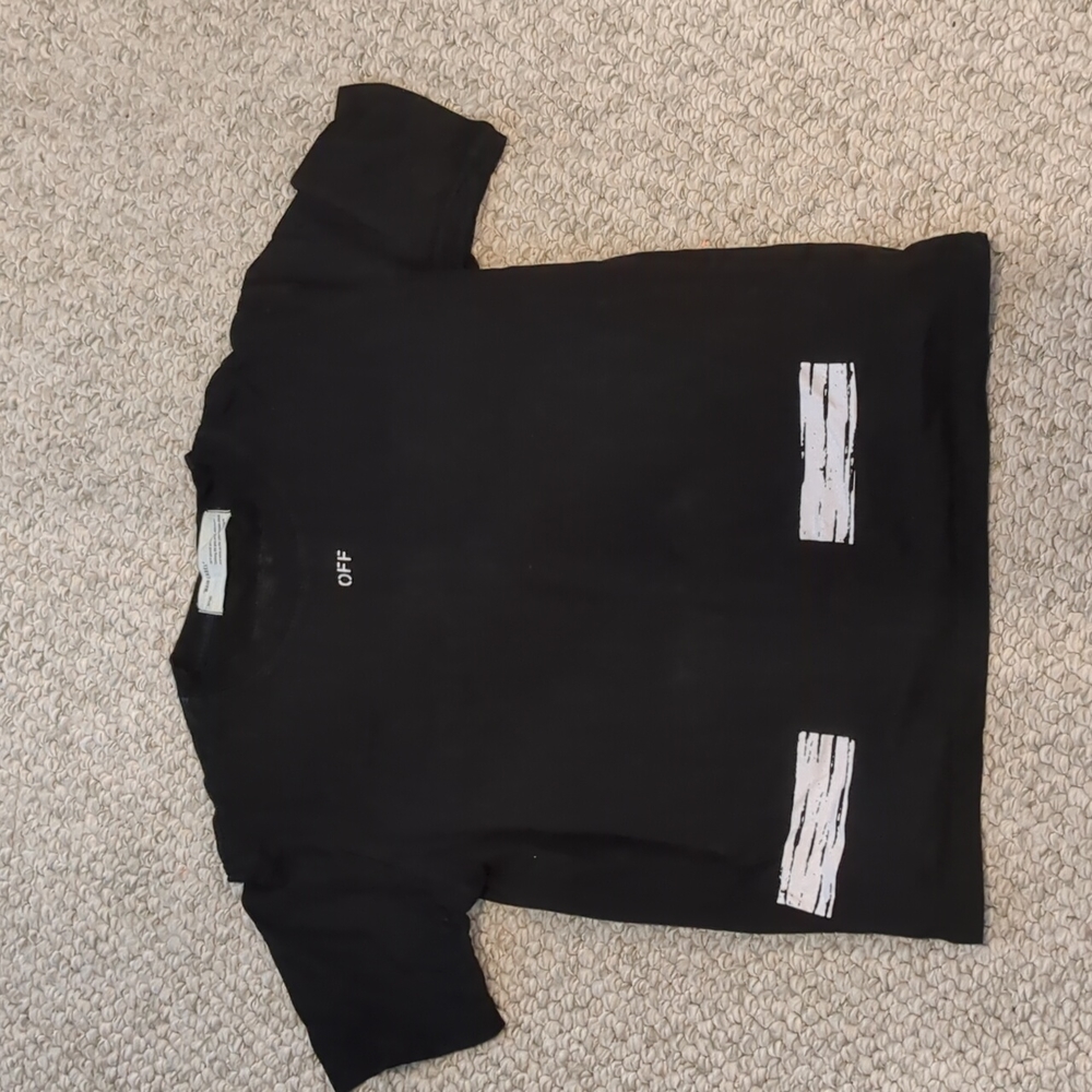 Off-White Virgil Abloh seeing things black t-shirt small